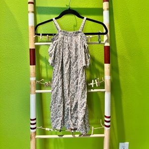 Pink Floral Art Class Dress Kids Medium